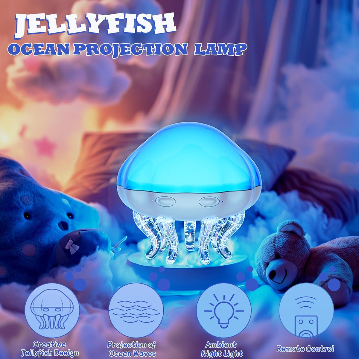 Jellyfish ocean projection lamp and its main features